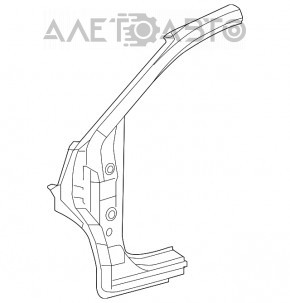 Bara caroserie dreapta fata Toyota Highlander 14-19