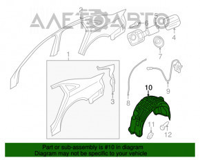 Bara spate stânga Audi A4 B8 08-16