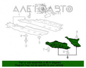 Protecția absorbantului Ford Edge 15 - rupturi