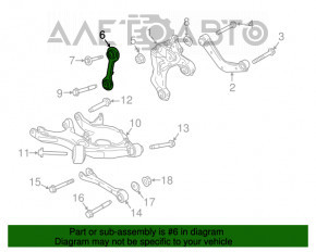 Maneta verticală spate dreapta Ford Edge 15- AWD