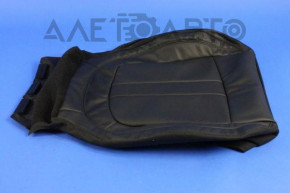 Scaun de pasager Chrysler 200 15-17 fără airbag, piele neagră