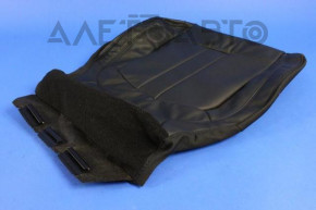 Scaun șofer Chrysler 200 15-17 fără airbag, piele neagră, crăpat