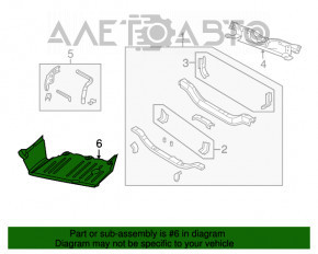 Protecția motorului Jeep Compass 11-16 2.4