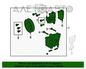 Помпа охлаждения Jeep Compass 11-16