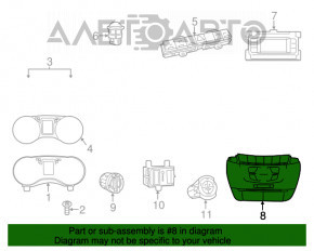 Controlul climatizării pentru Dodge Journey 11- se face printr-un ecran mic