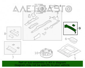 Protecția roții de rezervă Dodge Journey 11-