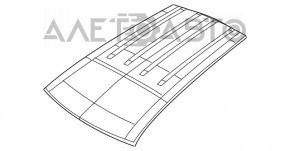 Acoperiș metalic pentru Dodge Journey 11- fără panoramic, sub barele transversale.