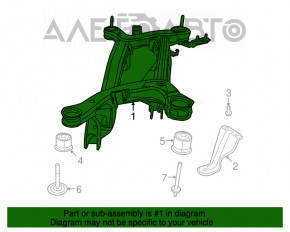 Suport spate Dodge Journey 11- FWD