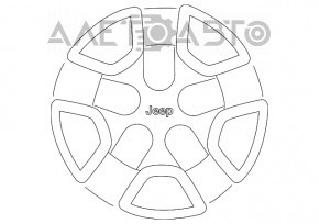 Roată de 16 inch pentru Jeep Patriot 11-17, tip 1, metalică, pentru vopsire.