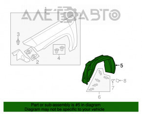 Bara de protecție față dreapta Jeep Patriot 11-17 nou TW neoriginal.