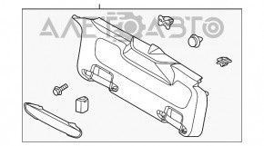 Capacul portbagajului inferior al usii Ford Focus mk3 15-18 restilizat 5 uși negru cu zgârieturi