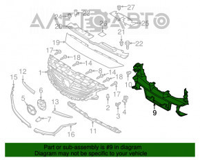 Suport grilă radiator Mazda 6 13-17