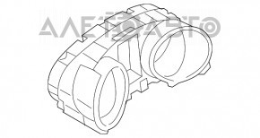 Panoul de instrumente VW Jetta 11-18 SUA 1.4T 1.8T 2.0 73k zgârieturi