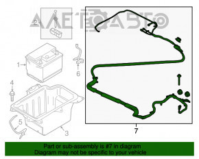 Cablu de alimentare inversor-baterie Ford C-max MK2 13-18 tip 2