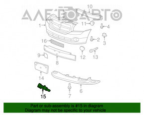 Senzor de temperatură a aerului din jurul Dodge Journey 11-