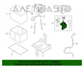 Capacul de rezervor de combustibil Nissan Rogue 14-20 cu cheie