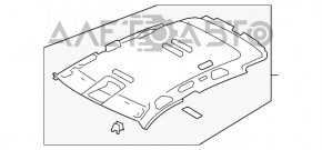 Обшивка потолка VW Tiguan 09-17 без люка беж, заломы, под химчистку