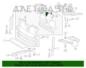 Motorul actuatorului pentru jaluzelele Ford Edge 15-18