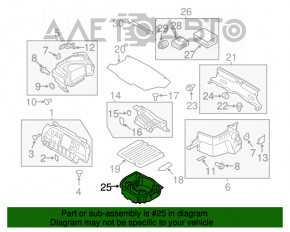 Пенопласт под инструмент Hyundai Sonata 11-15