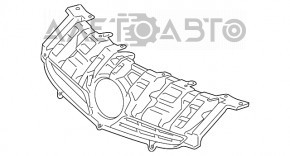 Grila radiatorului Toyota Prius 30 10-12 pre-restilizare, defect de fixare