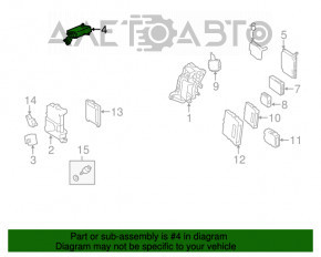 ASAMBLAREA COMPUTERULUI, DIRECȚIA ASISTATĂ Toyota Prius V 12-17