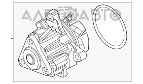 Pompă de răcire cu apă pentru Ford Mustang mk6 15- 2.3T