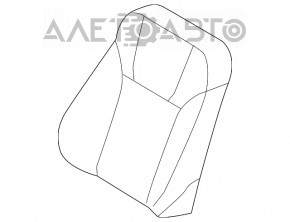 Scaun șofer Ford Fiesta 11-19 fără airbag, manual, material textil negru