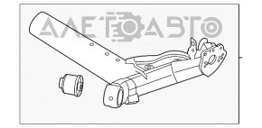 Балка задняя Ford Fiesta 11-19 потресканы С/Б