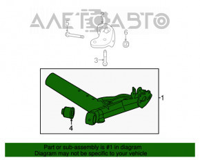 Балка задняя Ford Fiesta 11-19 потресканы С/Б