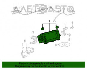 Monitor, display, navigație Toyota Prius 30 10-12 JBL, senzorul nu funcționează.