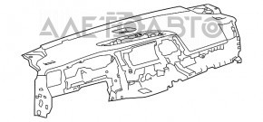 Torpedo panoul frontal fără AIRBAG Toyota Highlander 14-19 negru, lovit.