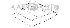 Scaun șofer Subaru Outback 15-19 fără airbag, electric, material textil negru.