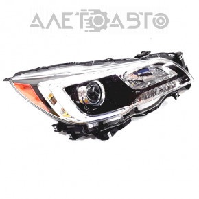 Far dreapta față Subaru Outback 15-17 goală, fără ornament, halogen, întunecată, pentru polizare.