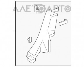 Capac spate stânga inferioară Ford Fusion mk5 13-20 bej