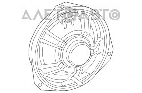 Difuzor portiera stanga spate Alfa Romeo Giulia 17-