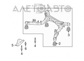 Bara spate Audi A4 B8 08-12 FWD