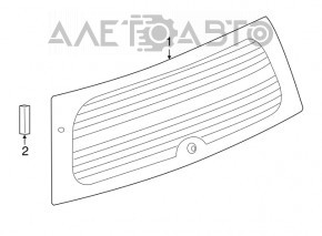 Geam spate portbagaj Jeep Patriot 11-17