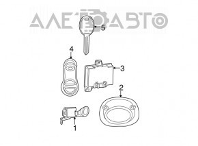 Module receiver Jeep Patriot 11-17