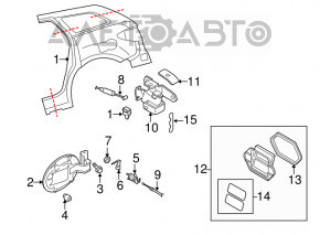 Щиток вентиляции левый Mazda 3 14-18 BM новый OEM оригинал