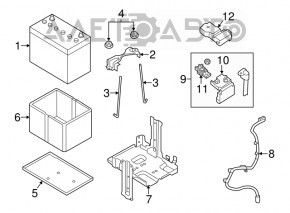 Capacul de rezervor de combustibil Nissan Rogue 14-20 cu cheie