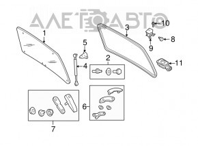 Кнопка закрытия багажника Ford C-max MK2 13-18