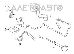 TELEMATICS CONTROL MODULE Nissan Murano z52 15-