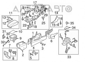 ANTENĂ DE INTRARE FĂRĂ CHEIE OEM Hyundai Sonata 11-15 hibrid