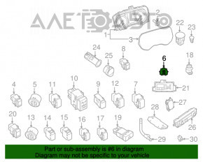 Кнопка Start-Stop Nissan Altima 13-18