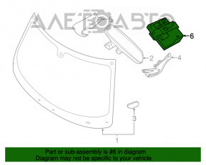 Senzor de ploaie Jeep Cherokee KL 14-