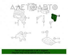 Suport motor spate Ford Escape MK3 13-19 1.6T 2.5 2.0T FEBEST