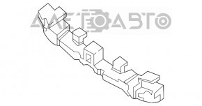 Absorbantul de bara fata Nissan Rogue 17- SUA, nou, original