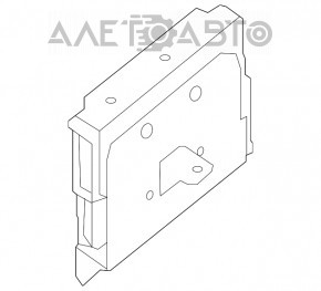 Around view camera control unit Nissan Rogue 14-20