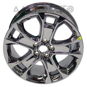 Roată de 18 inch pentru Ford Escape MK3 13-19, tip 1 crom, ușor oxidat, cu margine ușoară