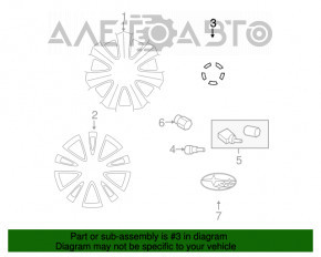 Запасное колесо докатка Subaru Outback 15-19 R17 155/80